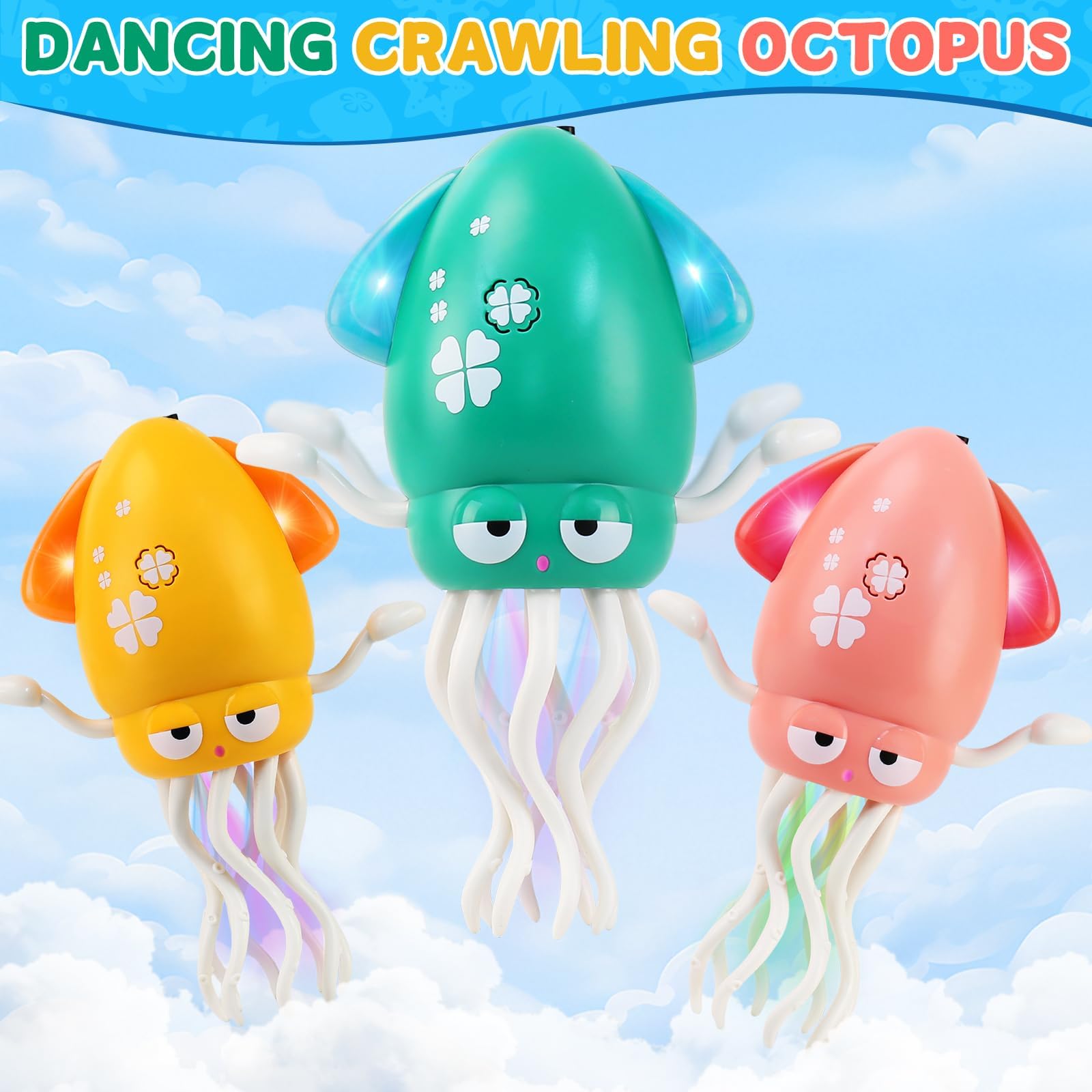 LZZAPJ fishing rod accessory adds imaginative play for the octopus toy.