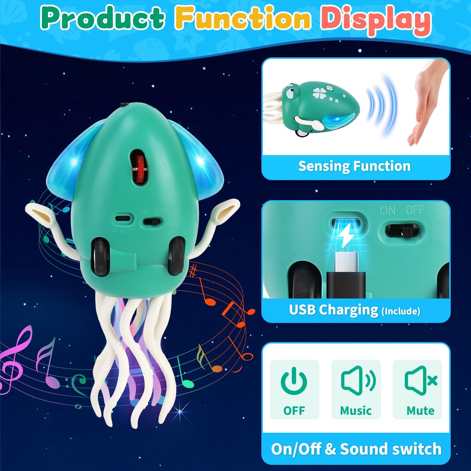 LZZAPJ attractively packaged octopus toy makes a thoughtful gift.