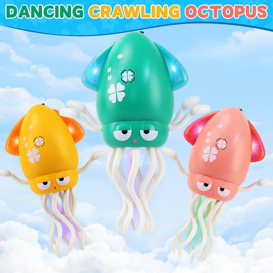 LZZAPJ octopus with colorful lights flashing for visual engagement.