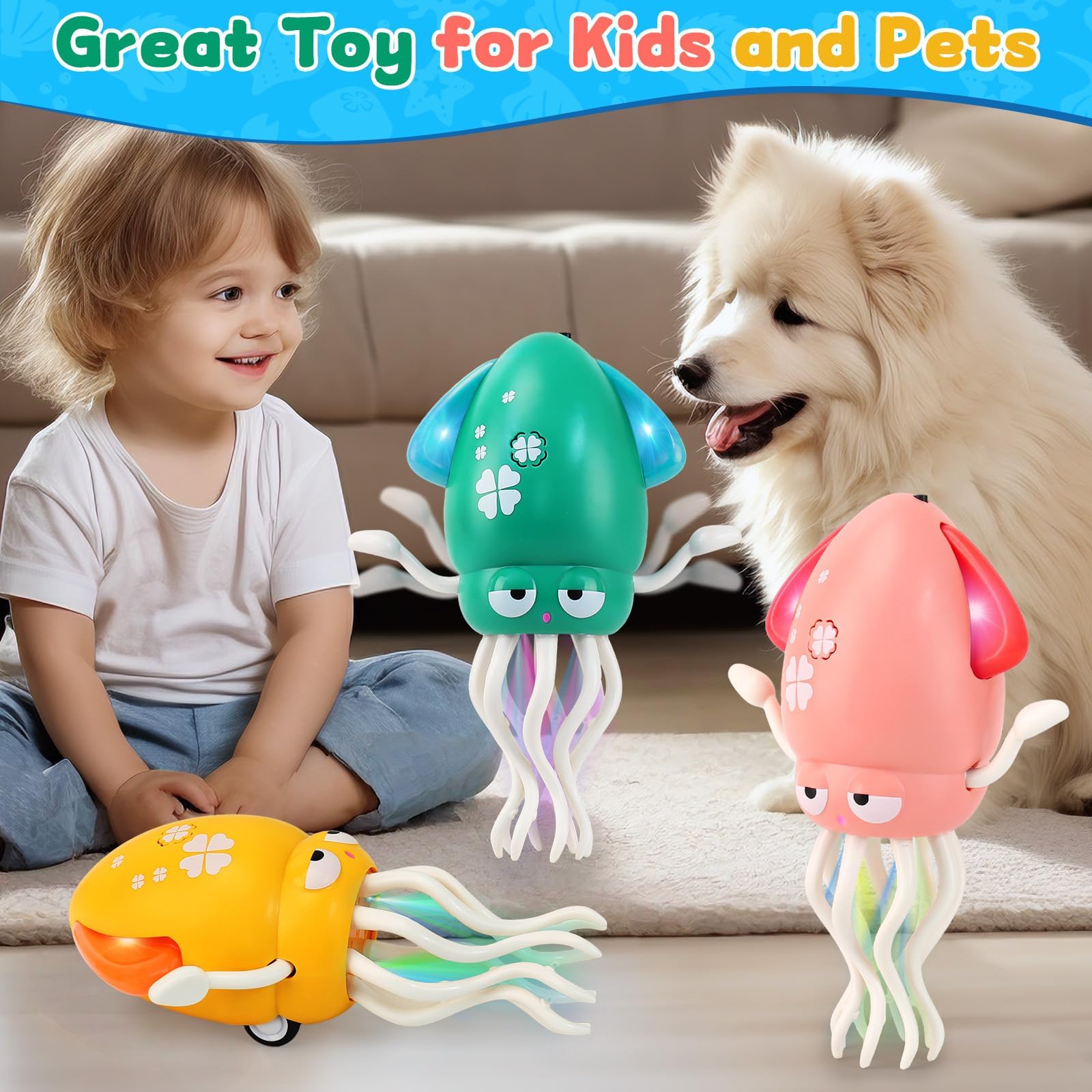 LZZAPJ octopus gift packaging makes a charming present for birthdays and holidays.