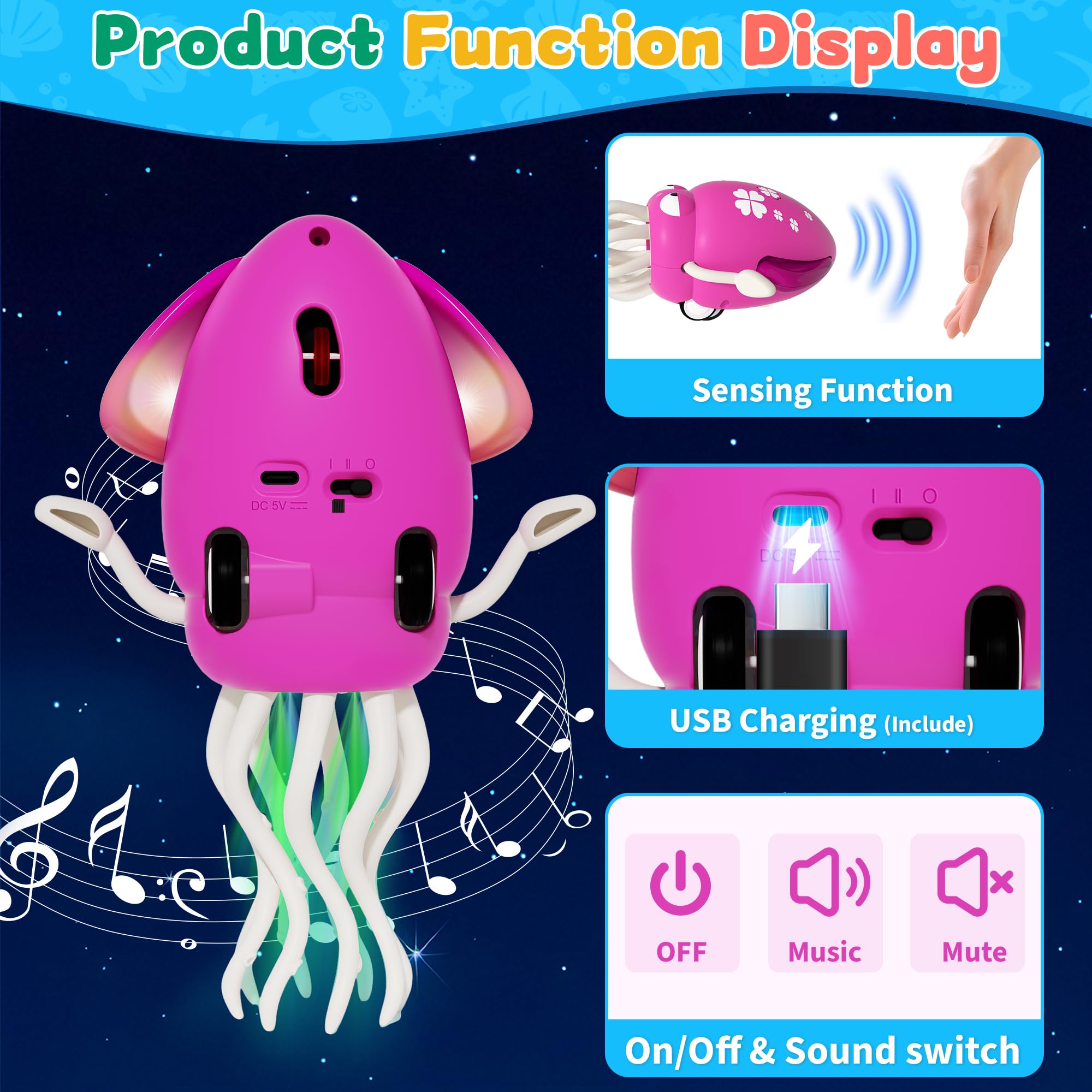 LZZAPJ octopus gift packaging makes a ready-to-gift birthday or holiday surprise.