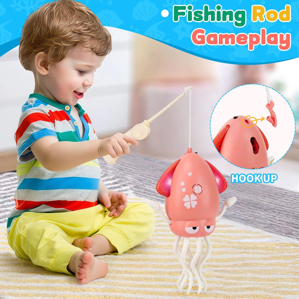 LZZAPJ octopus with USB charging removes disposable batteries for convenient, long-lasting play.