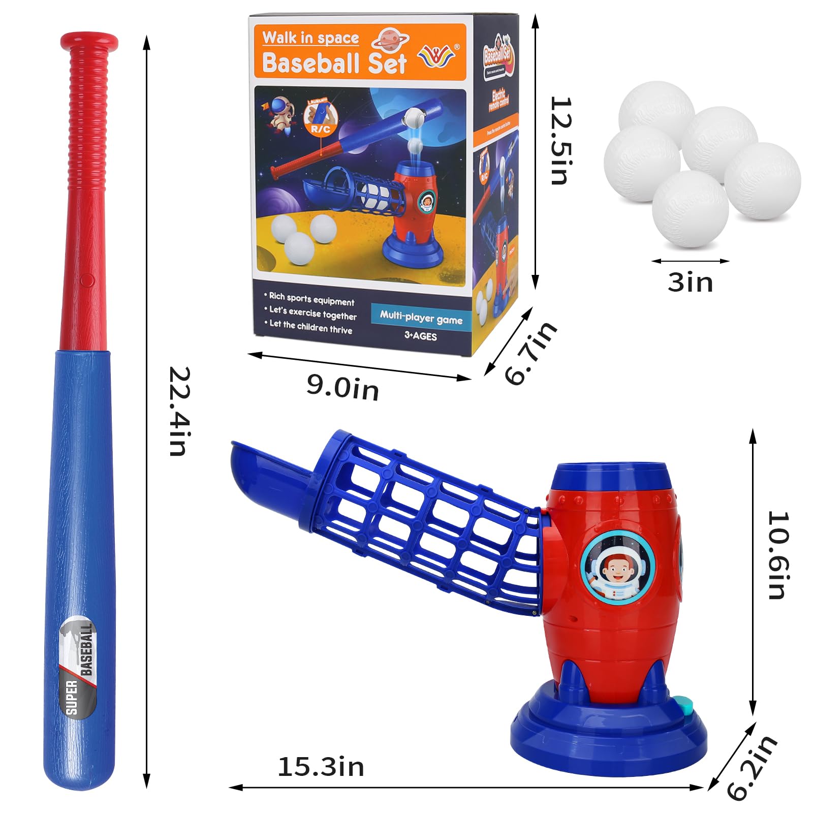 LZZAPJ T Ball Set gift-ready packaging ideal for birthdays