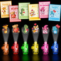 M AMFEOV valentines finger light cards glow for classroom exchanges and photo moments.
