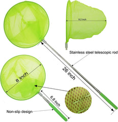 M-jump butterfly net with anti-slip grip for secure handling while kids explore.