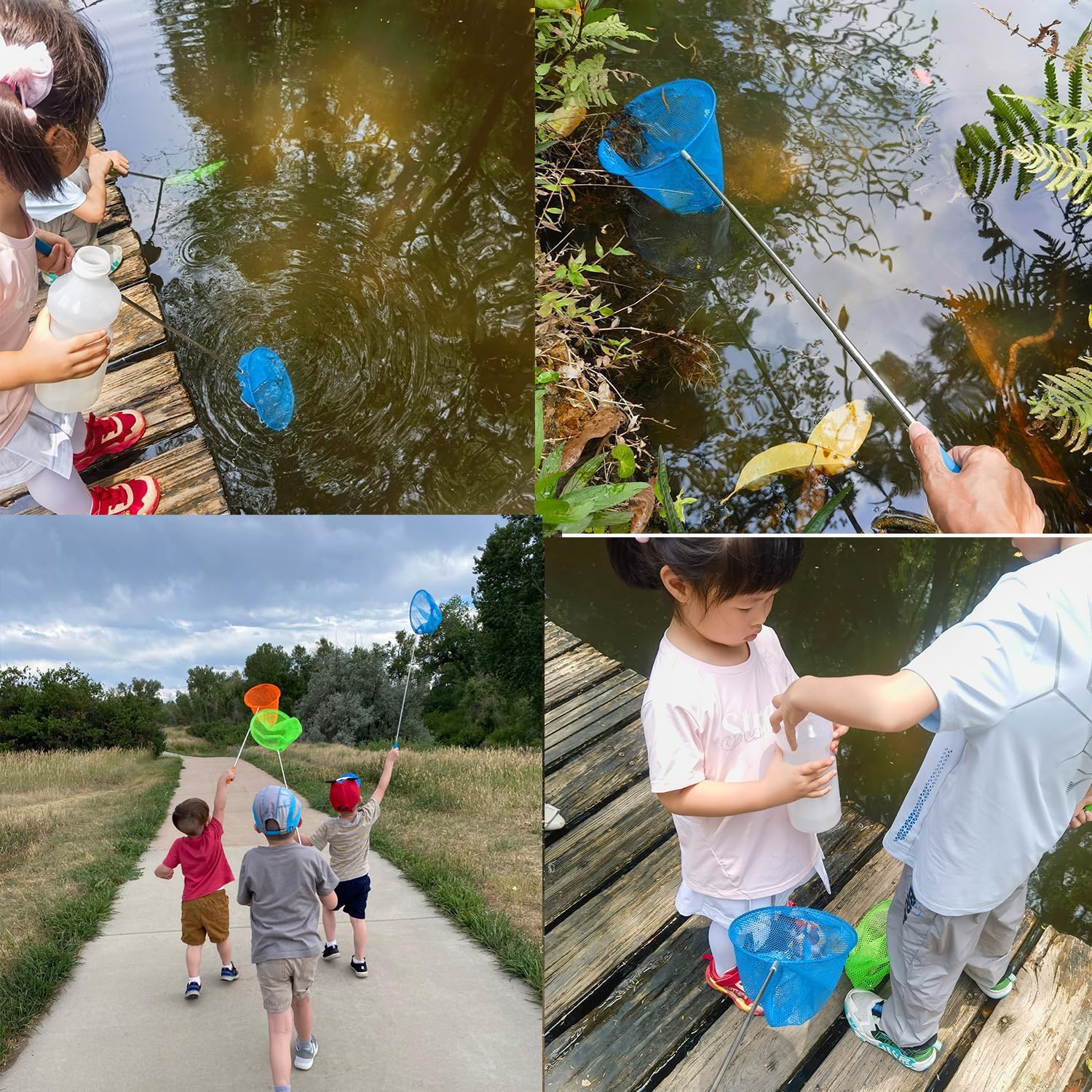 M-jump family friendly outdoor nets for educational exploration