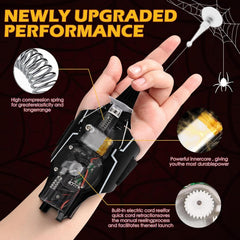 M MITLINK spider head magnet adheres to metal surfaces for dynamic play.