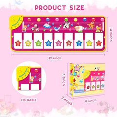 M SANMERSEN floor piano mat toddler gift promotes early learning and joyful exploration.