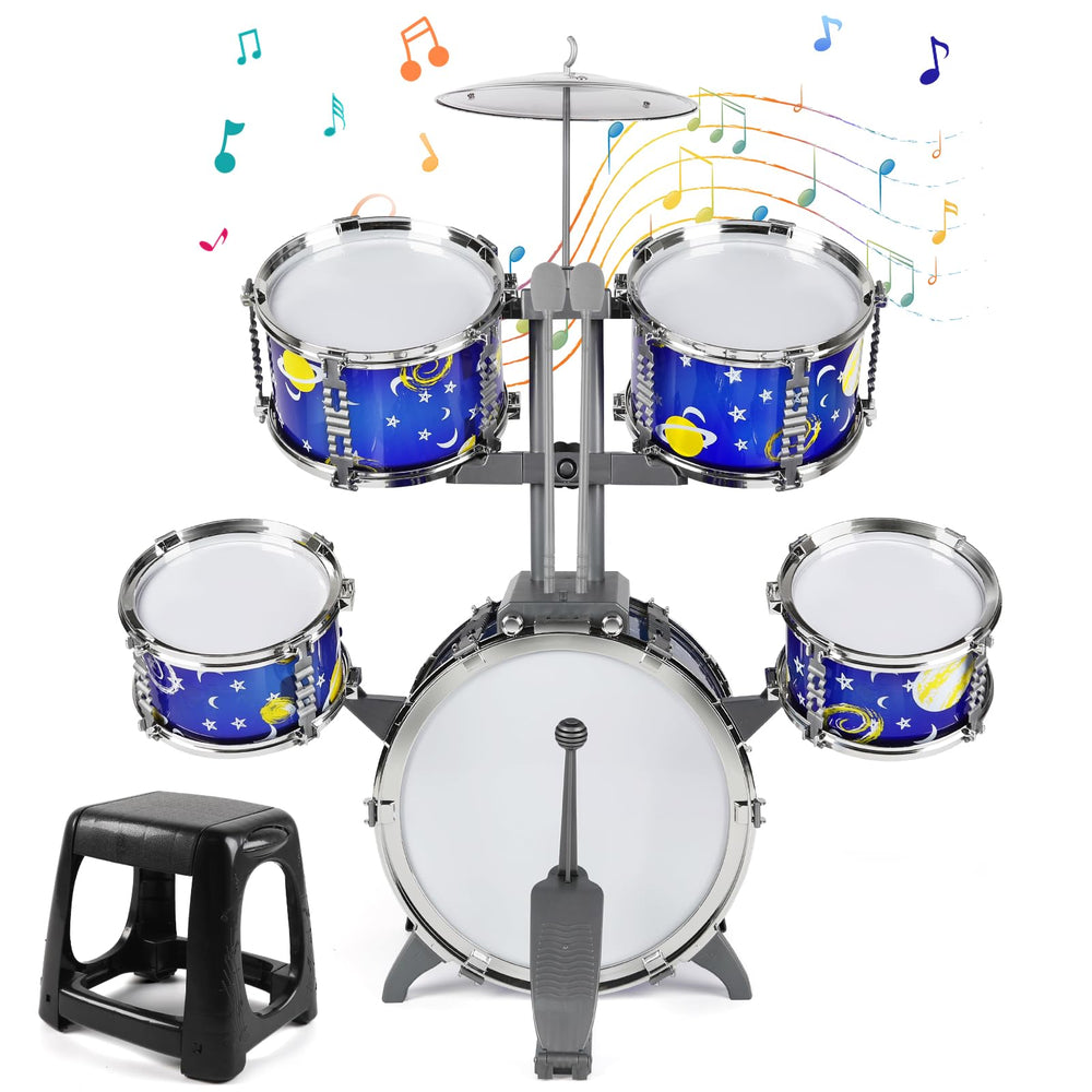 M SANMERSEN includes drumsticks for budding musicians.