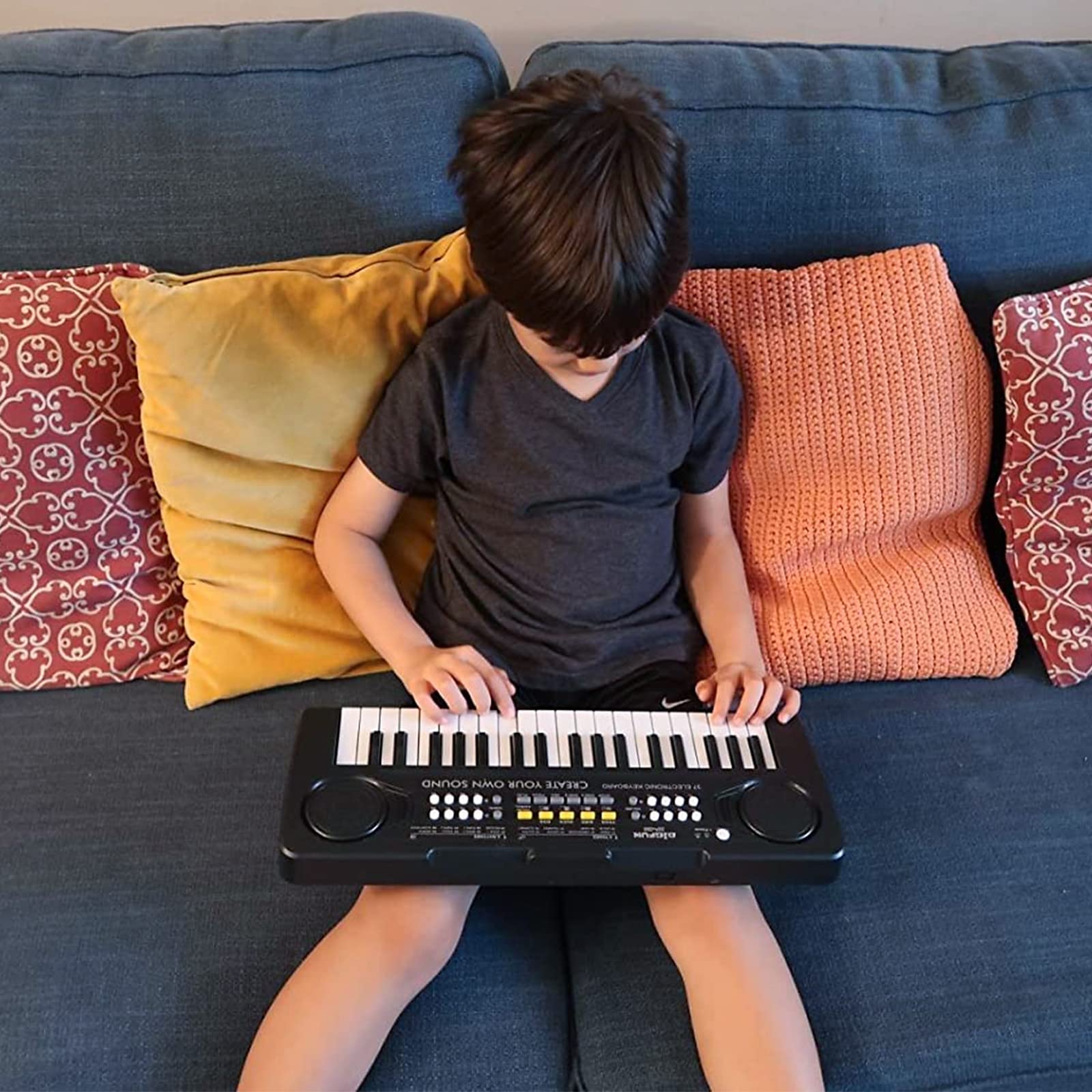 M SANMERSEN Kid Keyboard Piano record and playback to track progress