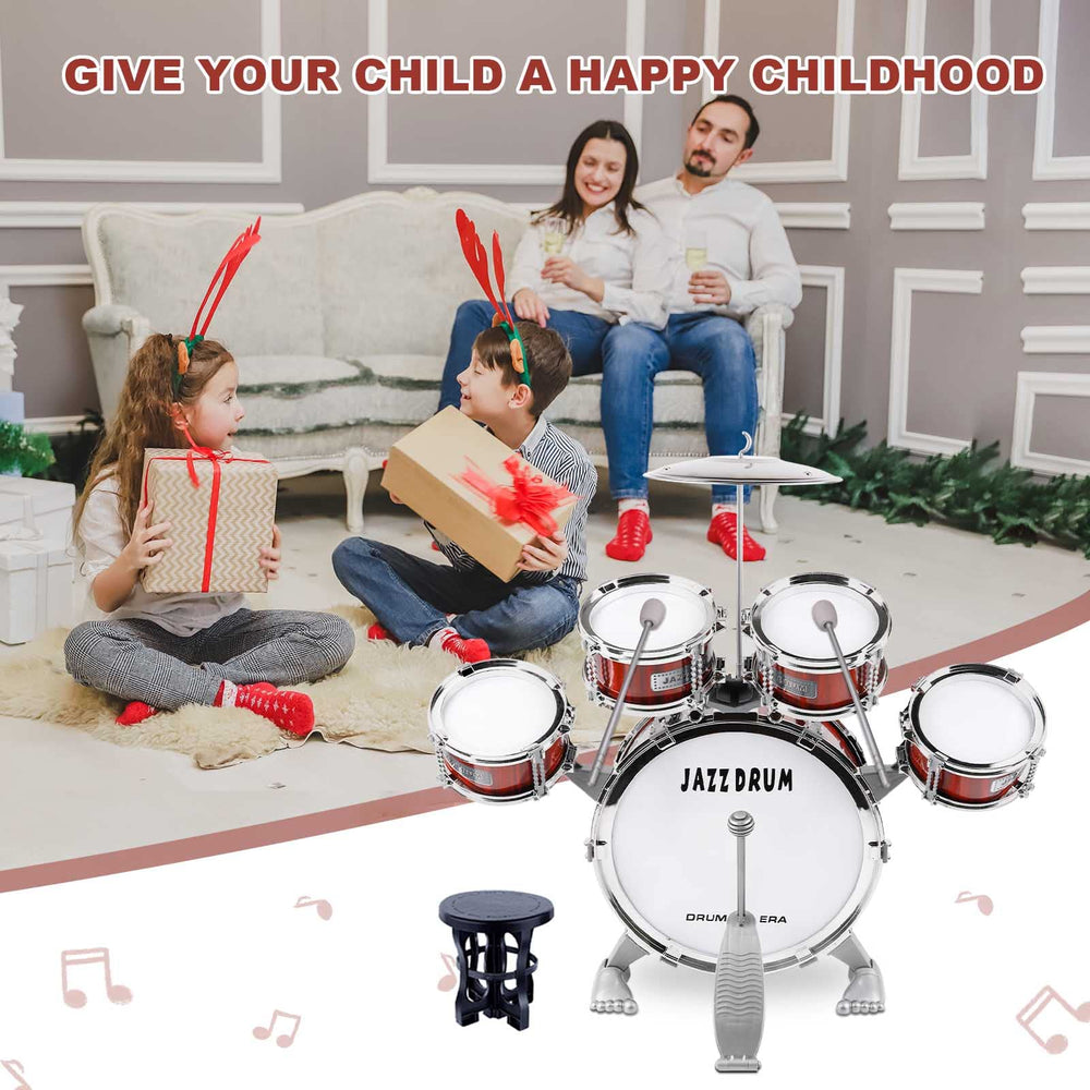 M SANMERSEN gift-ready drum set suits birthdays and holidays.
