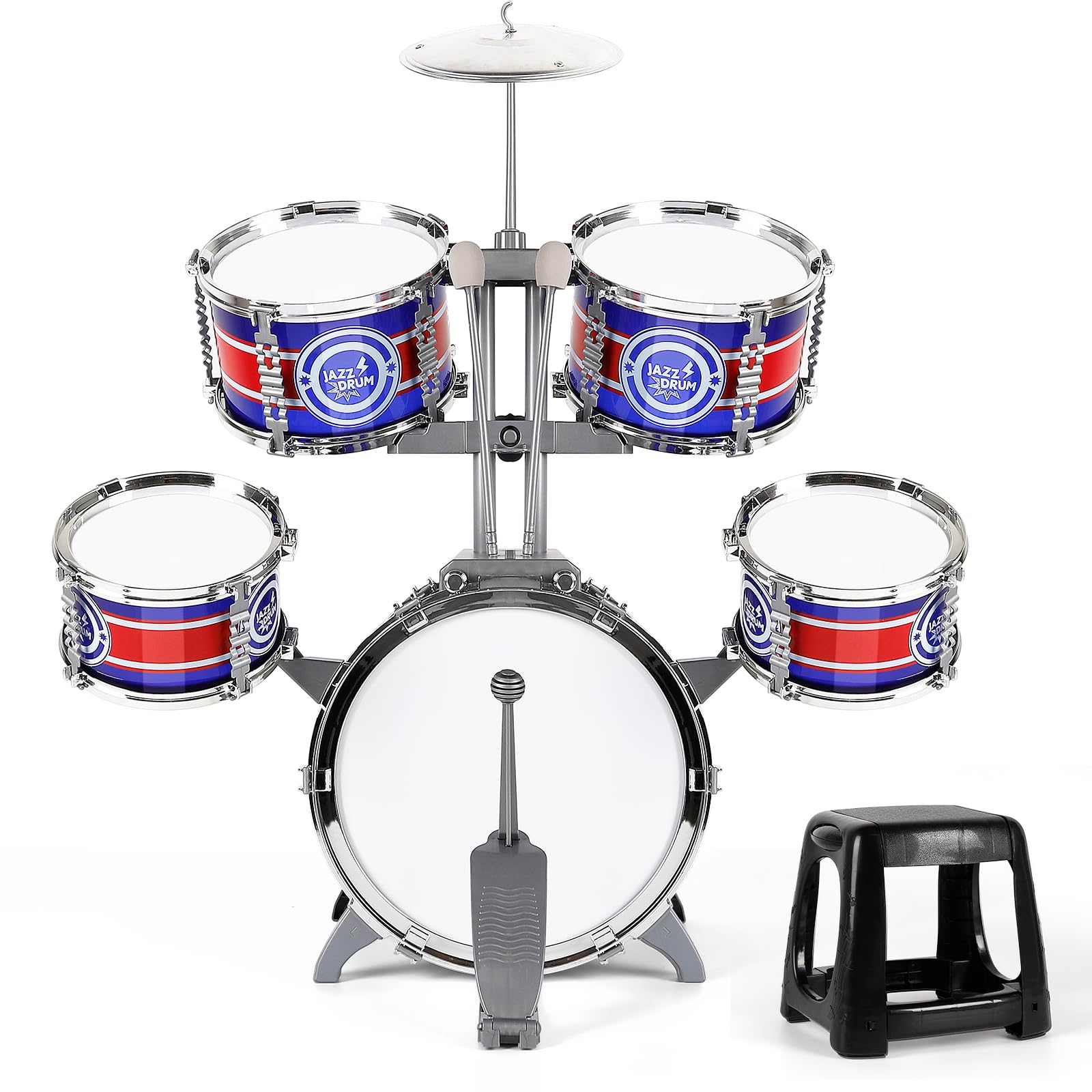 M SANMERSEN drum set for toddlers supports early music skill development.