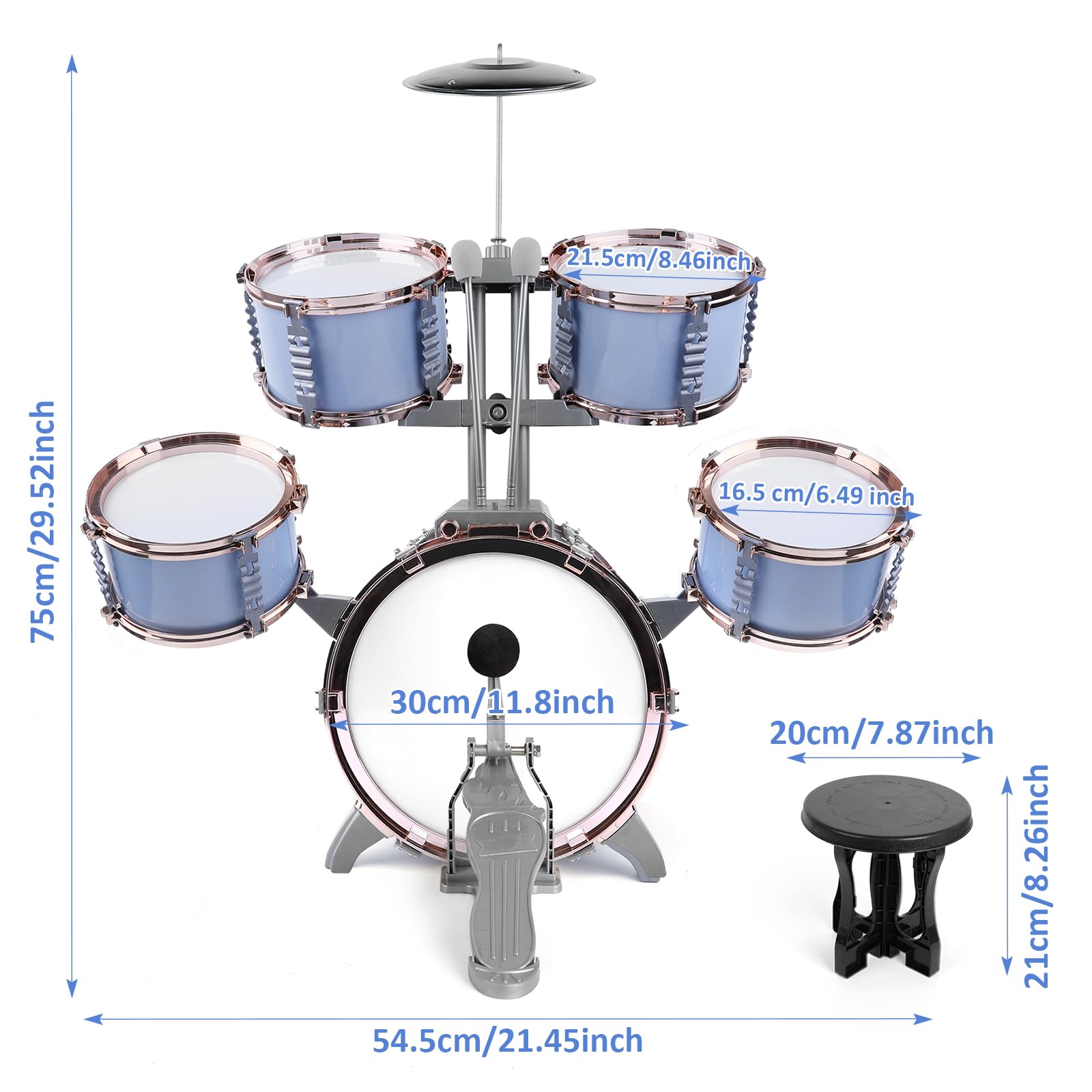 M SANMERSEN Drum Sticks enable confident tapping and learning