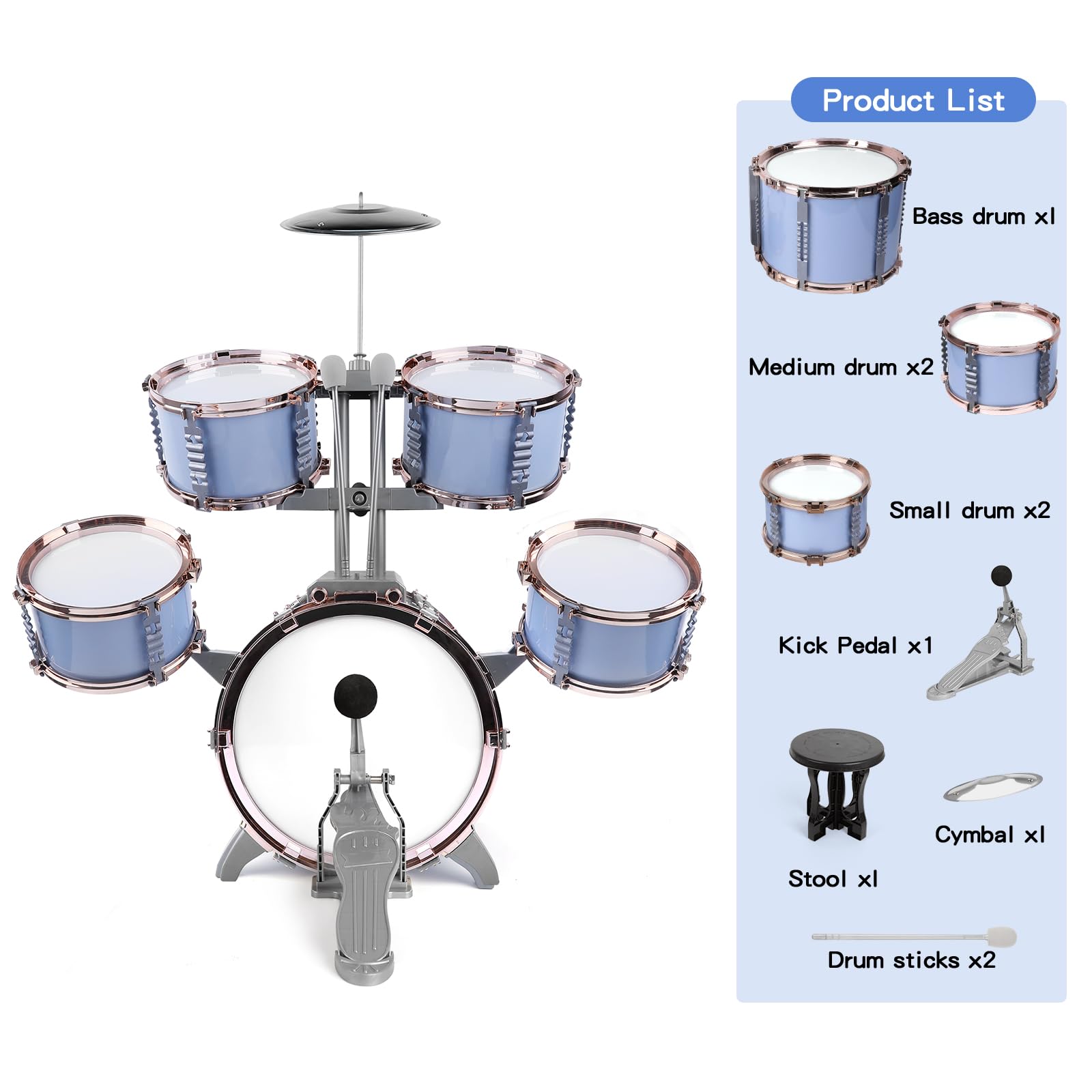M SANMERSEN Stool included keeps kids comfortable during practice