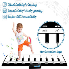 M SANMERSEN Piano Mat display of 8 instrument sounds for diverse play.