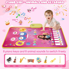 M SANMERSEN Piano Mat shows 8 keys and animal sounds.