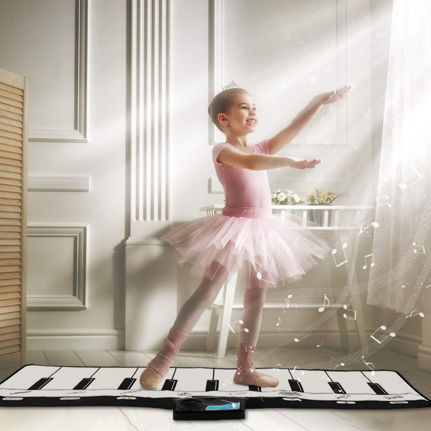 M SANMERSEN Piano Mat compact design with easy storage solution.