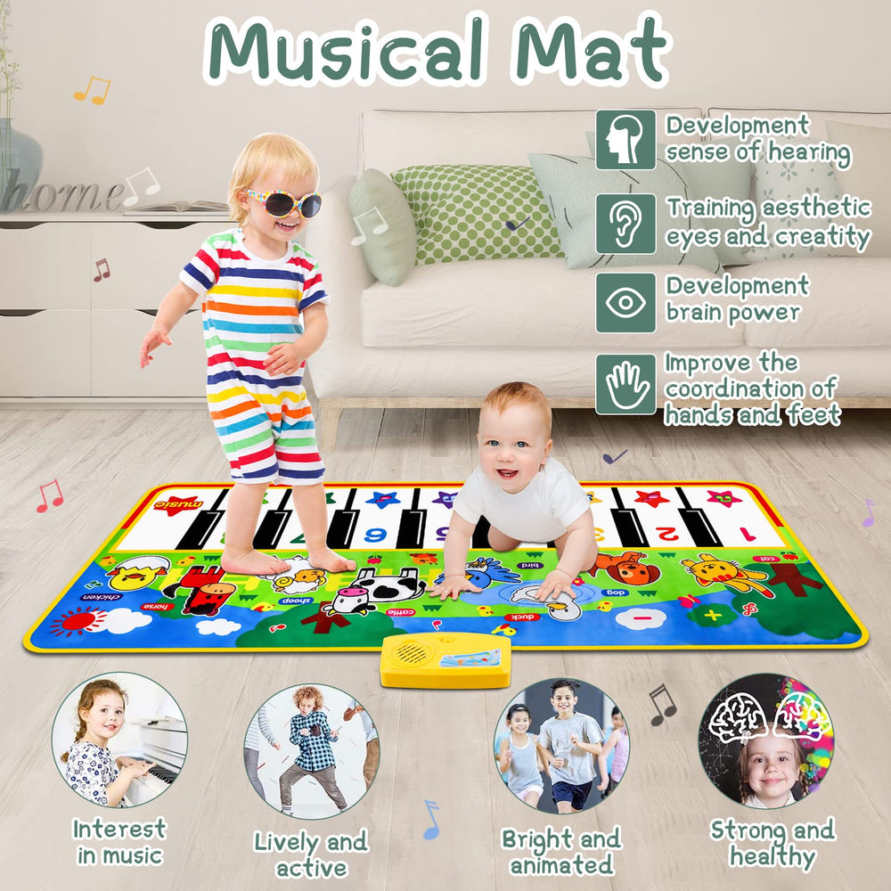M SANMERSEN Piano Mat folds compactly for easy storage and travel.