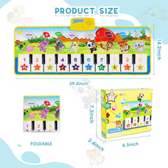 M SANMERSEN piano mat makes a gift-ready learning toy for kids.