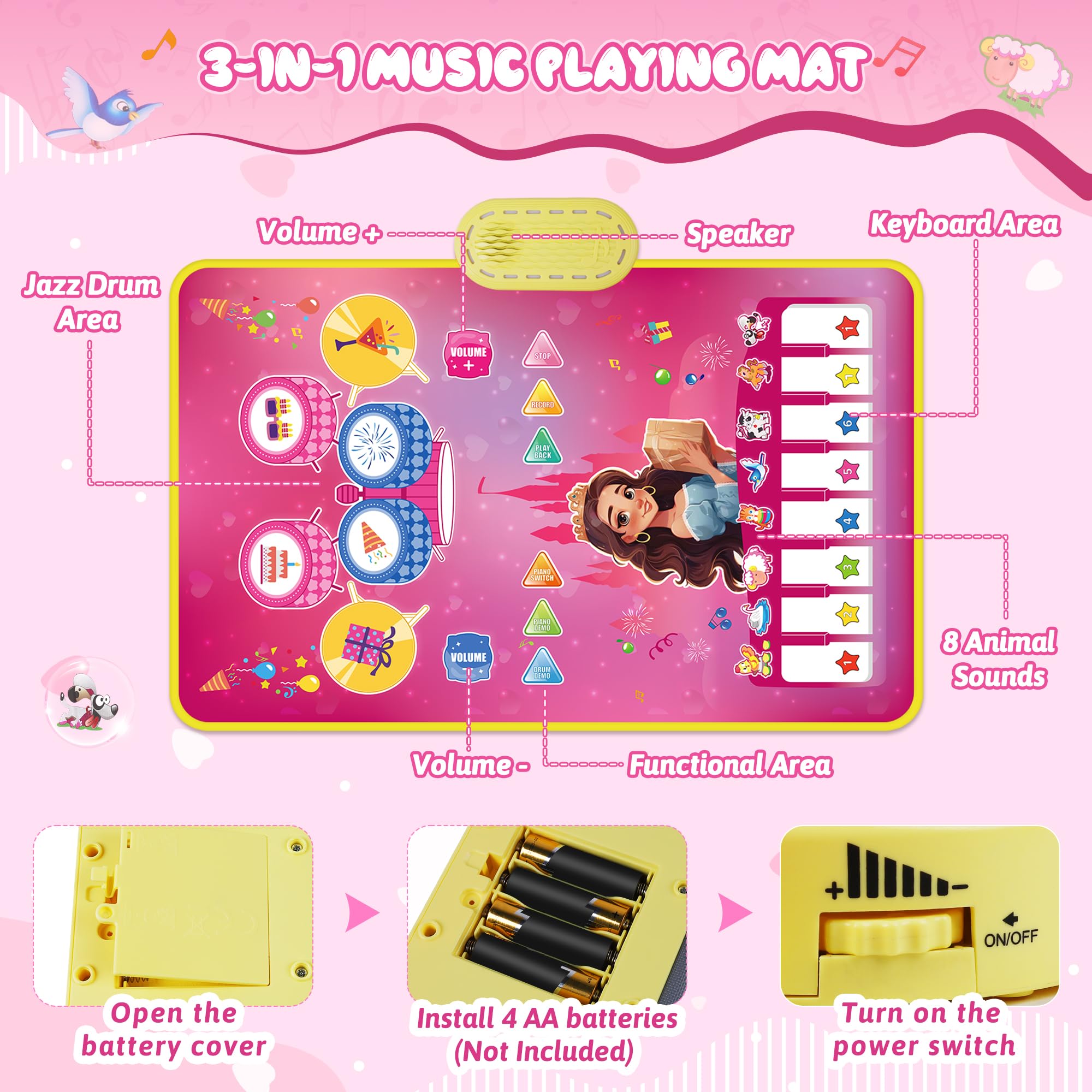 M SANMERSEN Piano Mat uses non-toxic, odor-free materials.