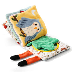Macabaka Montessori soft baby book cover with inviting textures for early sensory exploration