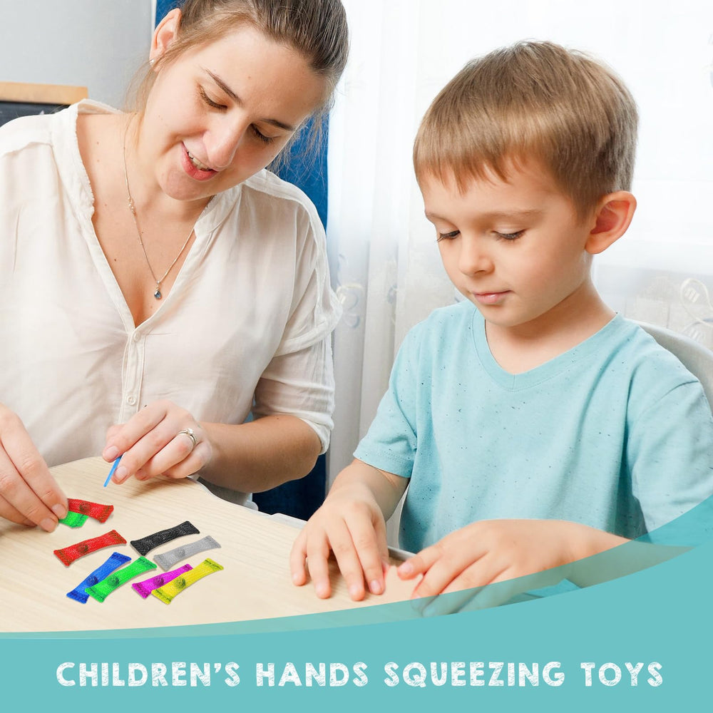 Macarrie mesh marble fidget toy for office quiet focus