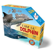Madd Capp Puzzles Jr. Dolphin oversized pieces for easy handling