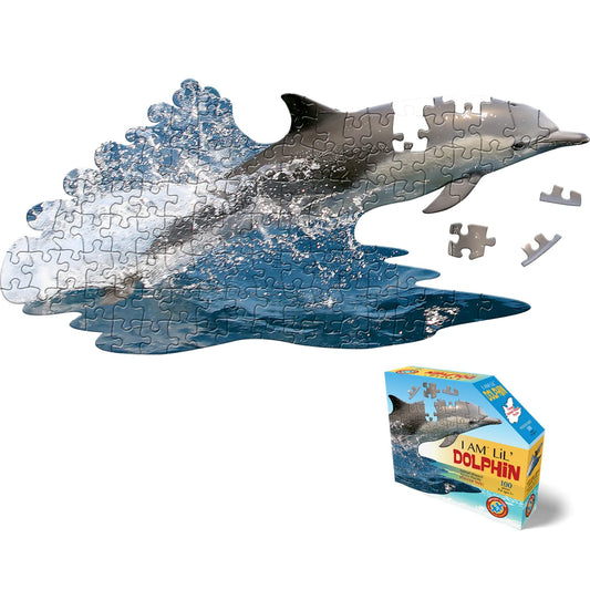 Madd Capp Puzzles Jr. Dolphin poster-sized image for immersive play
