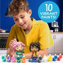 Compact art kit ideal for small hands and on the go crafts.