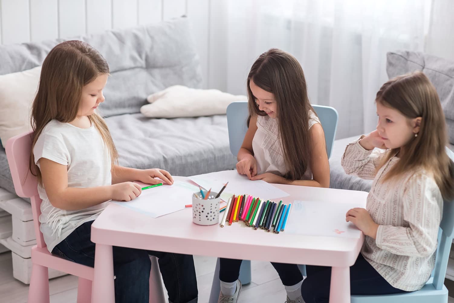 Madisi bulk storage box keeps pencils organized and protected.