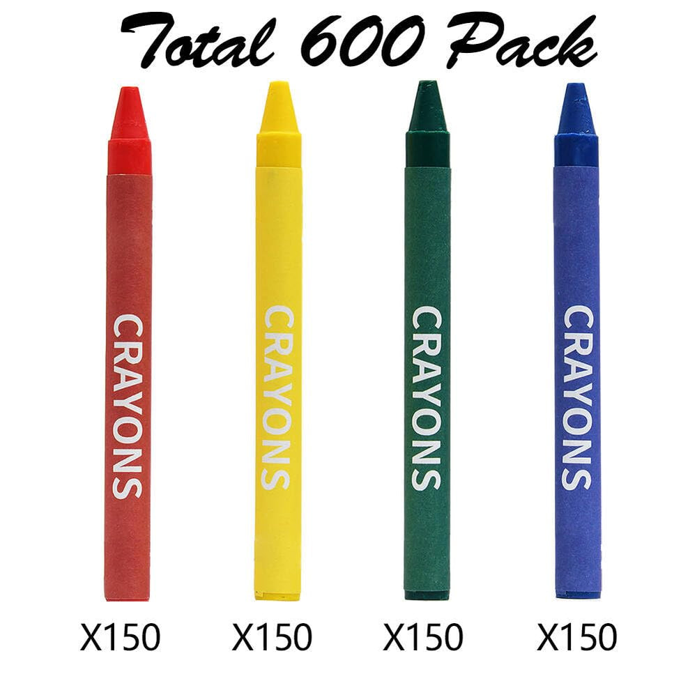 Madisi crayons cellophane-wrapped packs keep colors organized for lessons