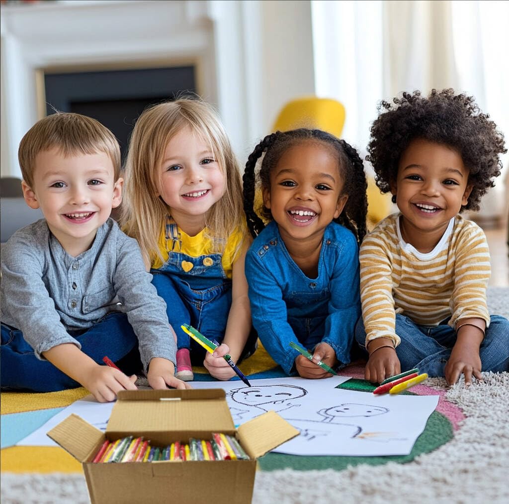 Madisi crayons ideal for group projects and classroom artistry