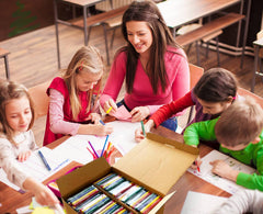Madisi Classroom-ready crayons support group projects and art activities.