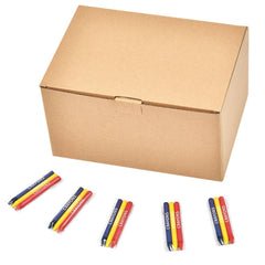 Madisi three-color set in red, blue, yellow for vibrant art lessons.