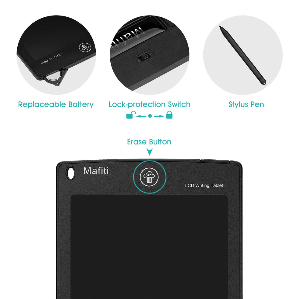 Mafiti kick-stand display keeps messages visible for hands-free viewing