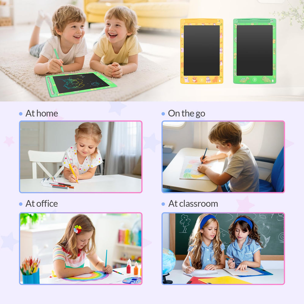 mafiti LCD Writing Tablet 8.5-inch kick-stand, easy message display for family and coworkers.