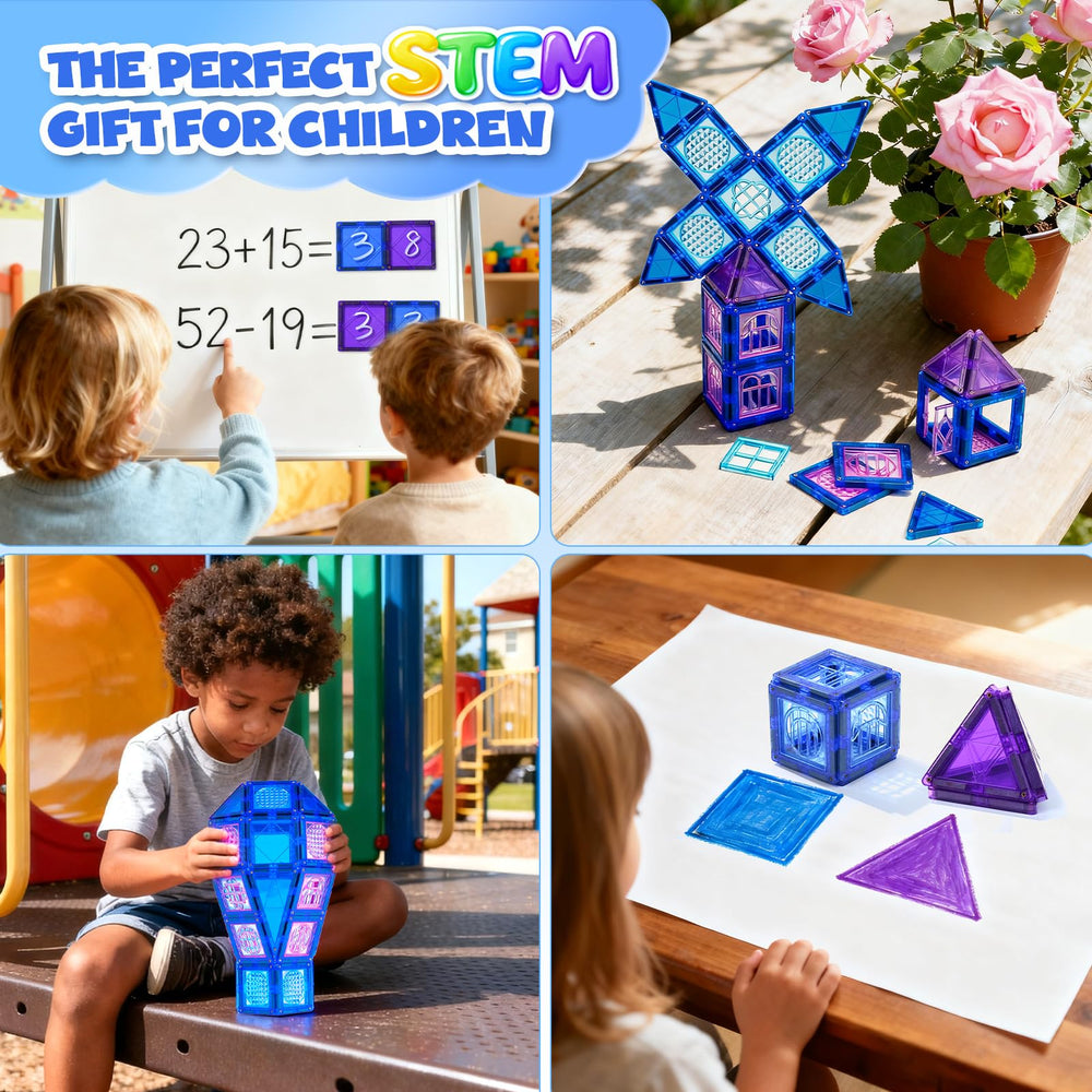 MAGBLOCK gift-ready set supports birthday or holiday gifts for ages 3–8