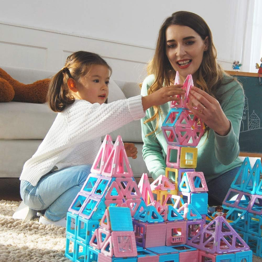 MAGBLOCK castle cards without magnets spark varied design ideas.