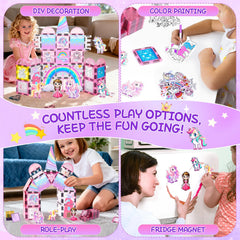 Magbubp magnetic candy decors add sweet decoration and pretend treat play.