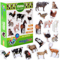 Magdum cow fridge magnet helps toddlers recognize farm animals through play