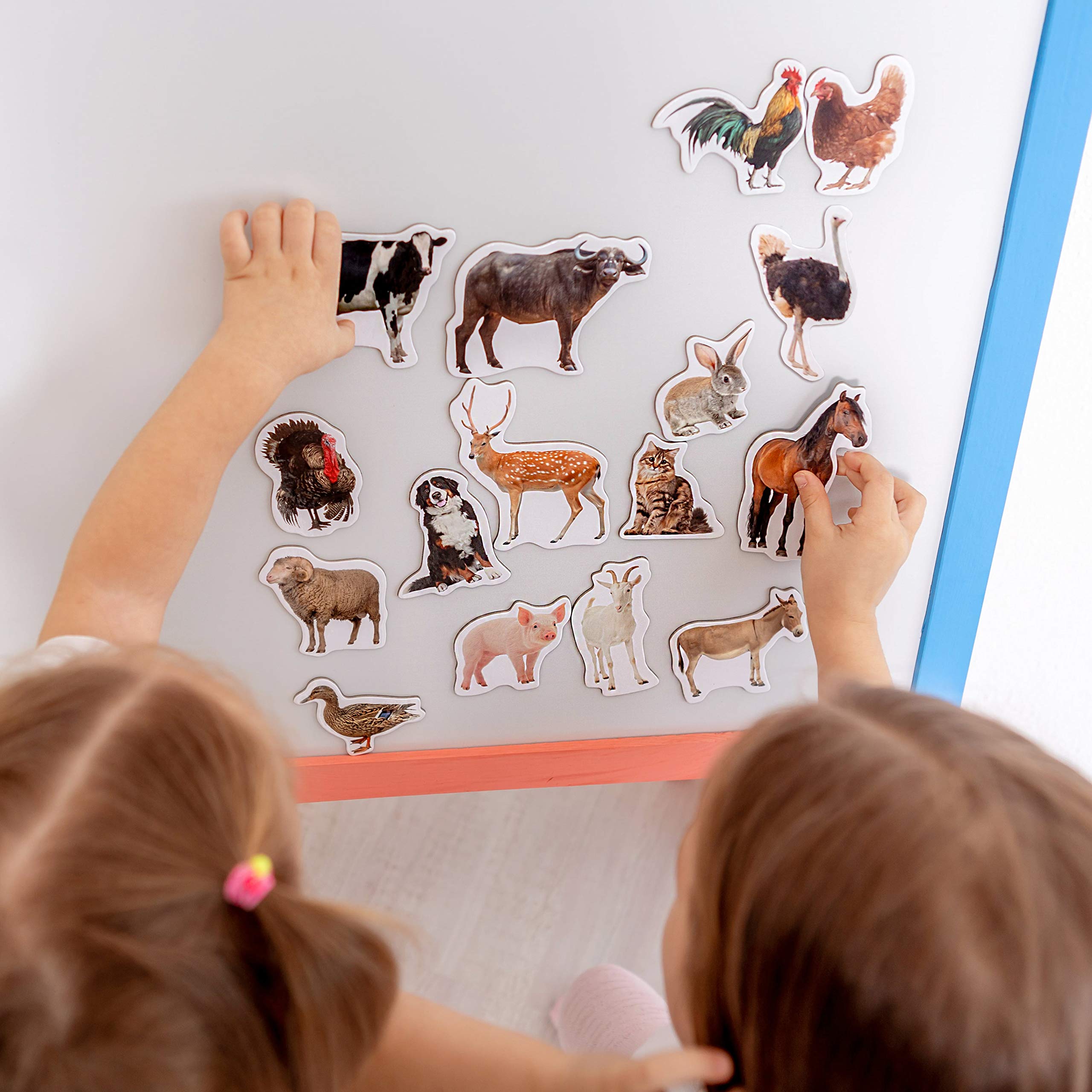 Magdum goat fridge magnet encourages pretend farming and narratives