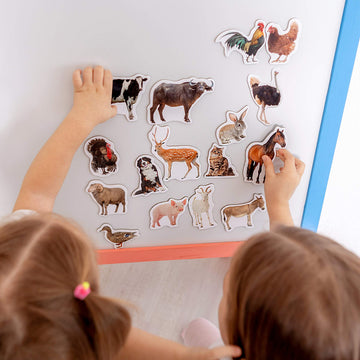 Magdum goat fridge magnet encourages pretend farming and narratives