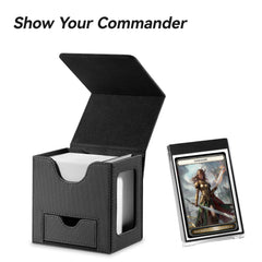 Mage Tech magnetic closure ensuring secure transport of the deck box.