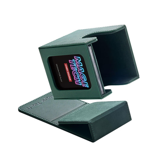 Mage Tech Commander Deck Box Lite front display for quick deck ID during games.