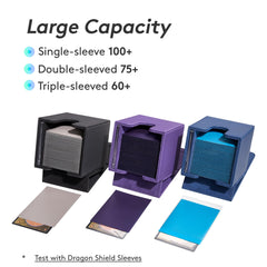 Mage Tech Deck Box Lite removable lid for quick setup and easy access