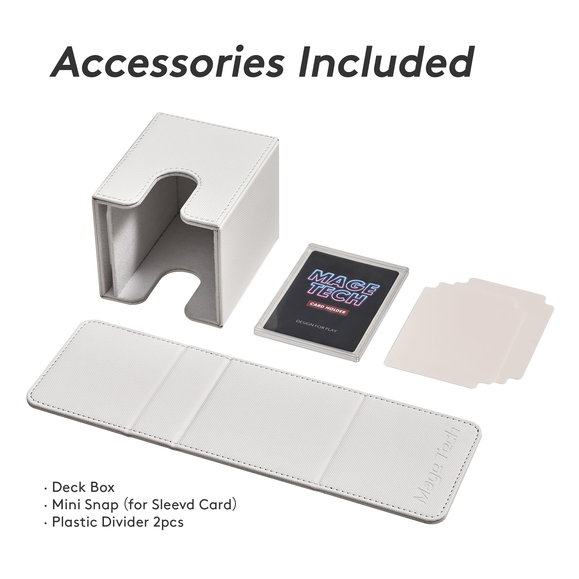 Mage Tech sleeve-tested fit for single, double, or triple-sleeved cards