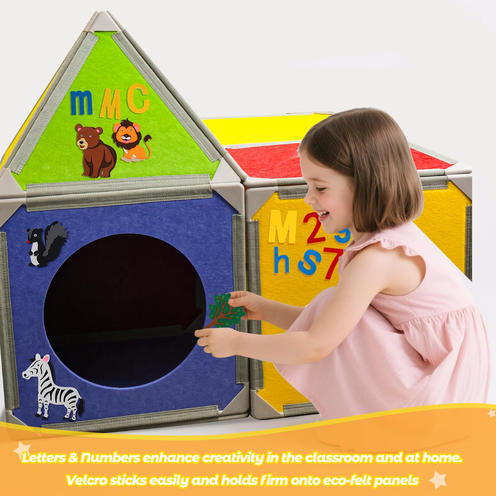 MageForts auto-connect magnets simplify building without tools for frustration-free play.