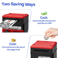 MAGIBX ATM roller in action, kid-friendly deposits for easy savings.