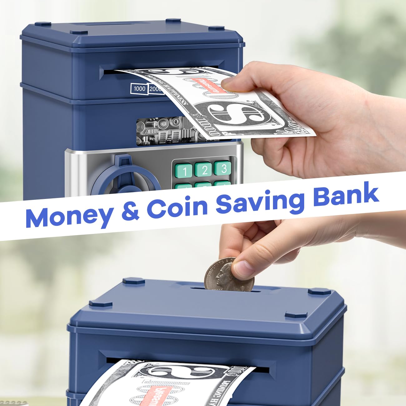 MAGIBX Piggy Bank Prop Money for educational money management games