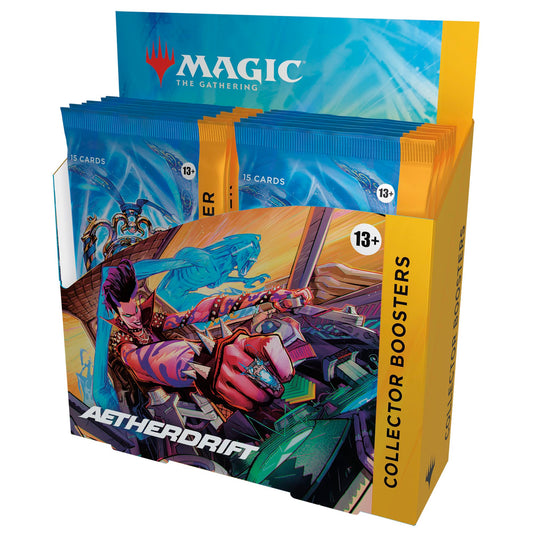 Magic: The Gathering Aetherdrift box topper foil cards for eye-catching display